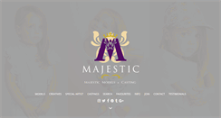 Desktop Screenshot of majestic-models.com